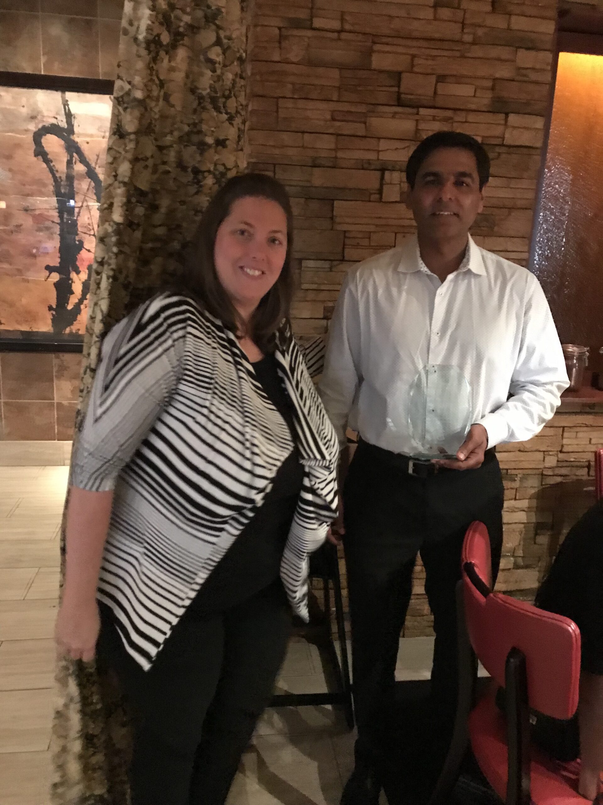 Jennifer Bohn Evans Award for me 2019